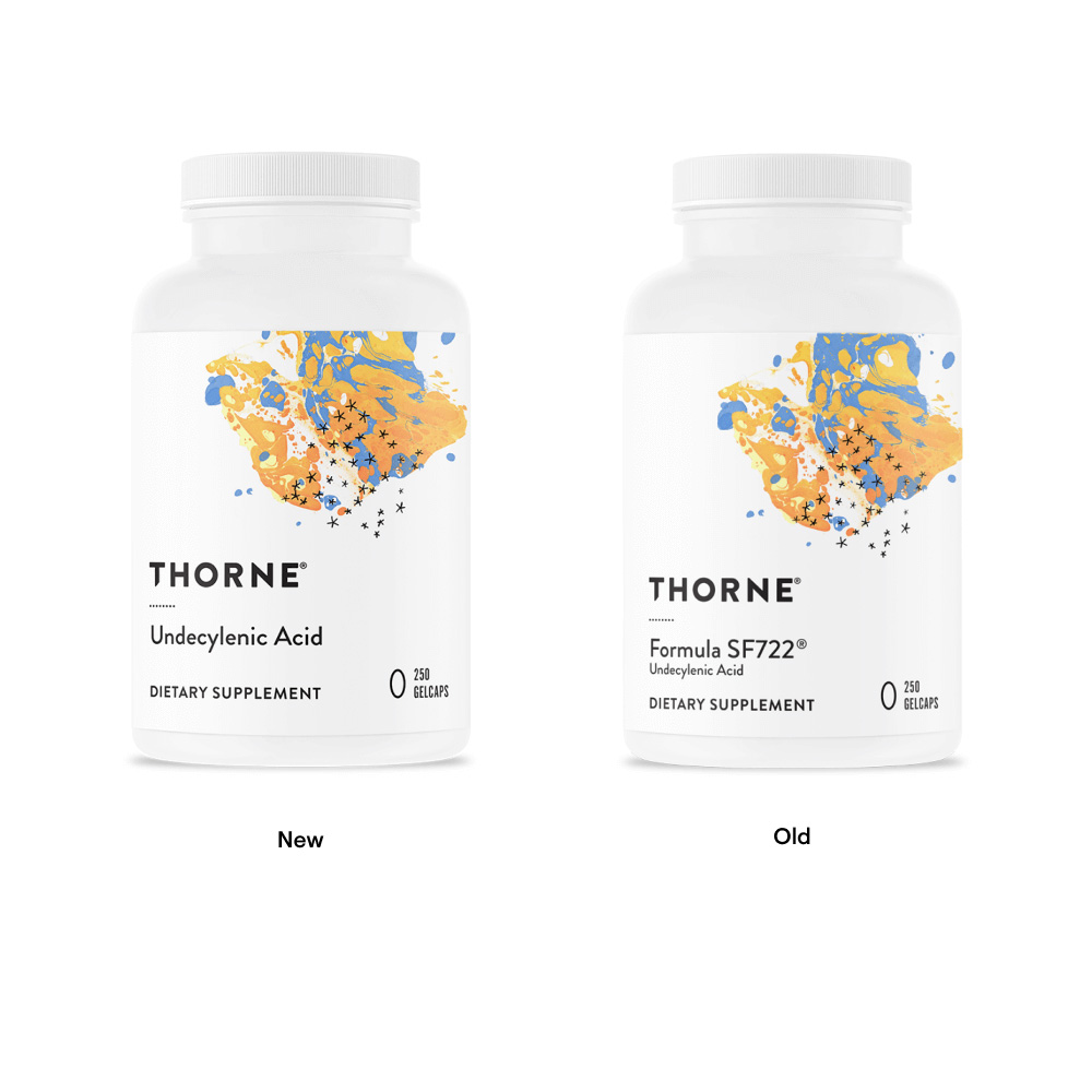 Thorne Undecylenic Acid (tidigare Formula SF722) 250 kapslar 2