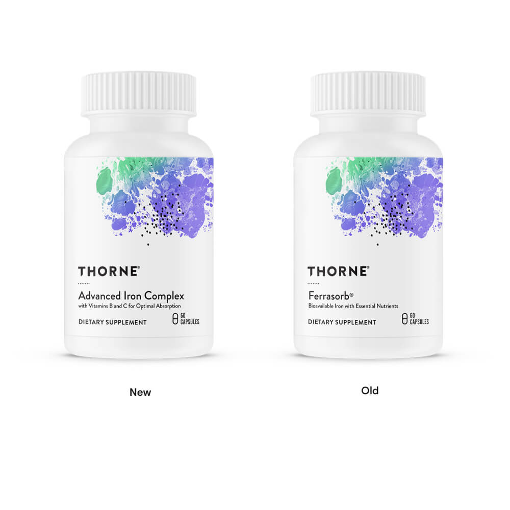 Thorne Advanced Iron Complex (tidigare Ferrasorb) 60 kapslar 2