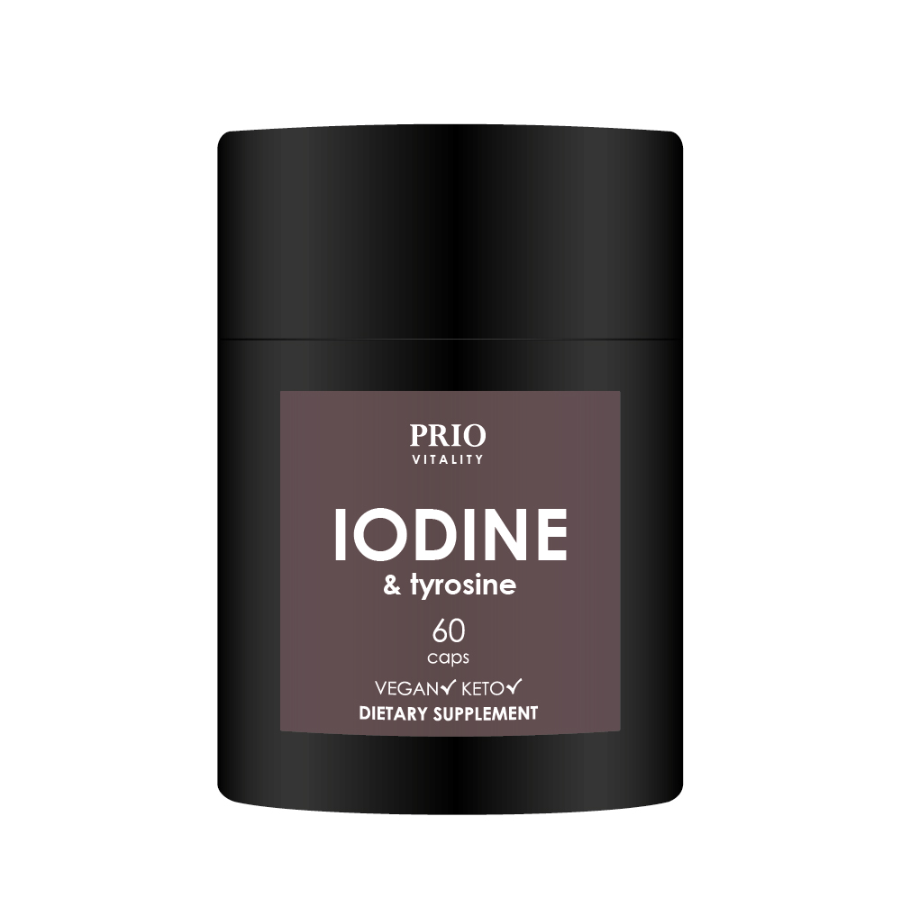 Prio Vitality Scandinavia AB Iodine & Tyrosine 60 kapslar
