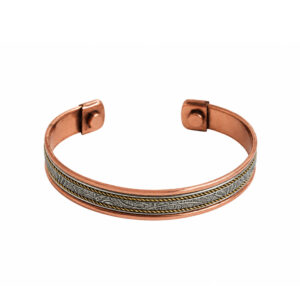 CuTrade Armband av flätad koppar och mässing 1