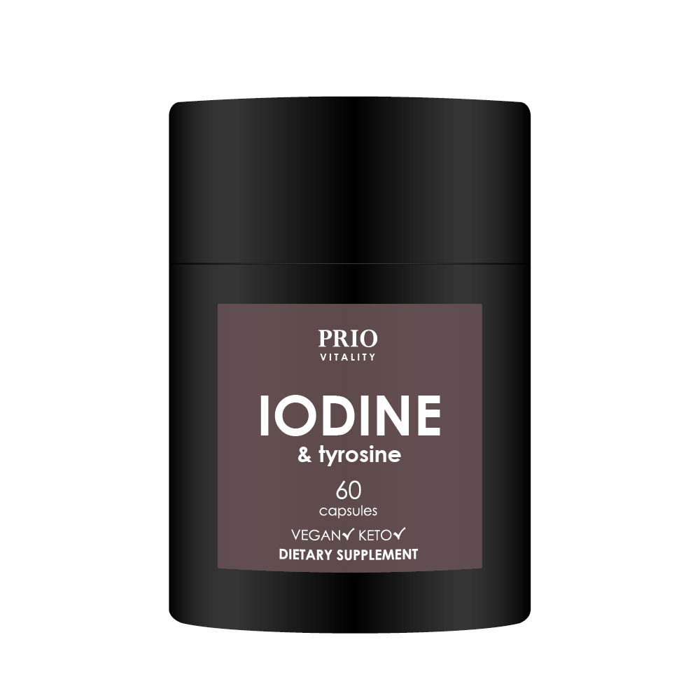Prio Vitality Scandinavia AB Iodine & Tyrosine 60 kapslar